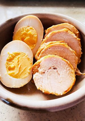 圧力鍋で簡単！ピリ辛鶏チャーシュー-レシピのメイン写真