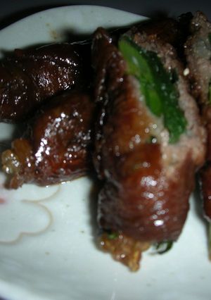 春菊のすき焼き風巻き-レシピのメイン写真