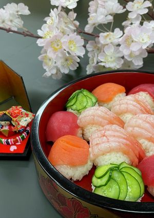 甘えび手毬寿司-レシピのメイン写真