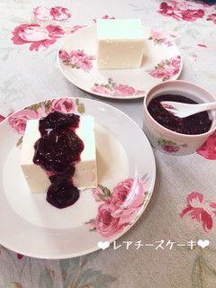 簡単♡流し缶でレアチーズケーキ♪-レシピのメイン写真