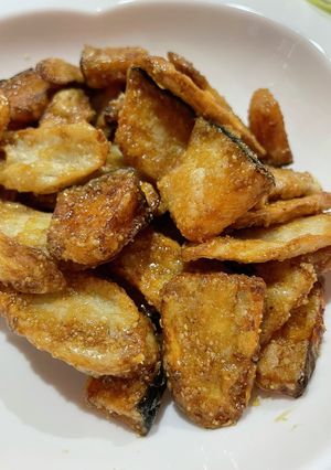 母の味♡カボチャとごぼうの甘辛揚げ-レシピのメイン写真