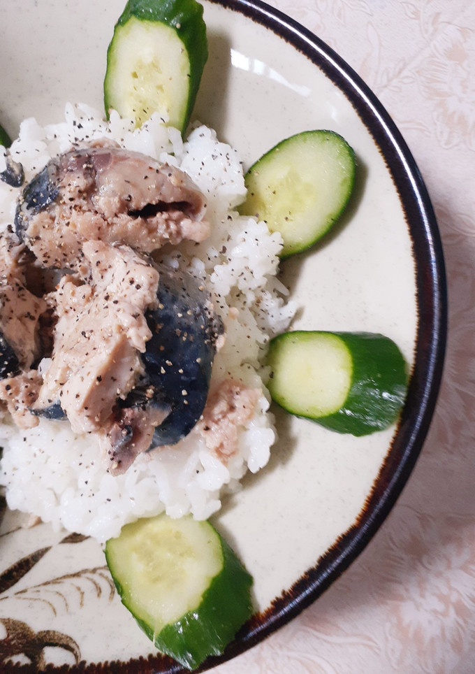 簡単★水煮のサバ缶丼-レシピのメイン写真