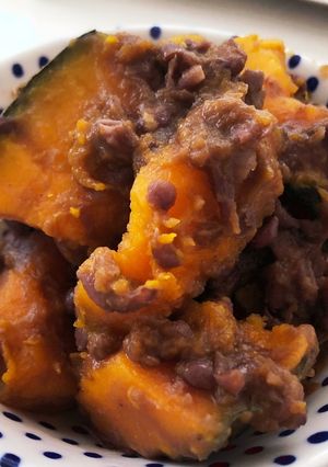冷凍かぼちゃで！ホクホクいとこ煮-レシピのメイン写真