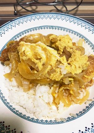 簡単&カロリーオフ　汁だくカツ丼-レシピのメイン写真