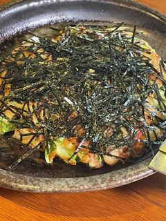 白菜、鶏そぼろ、海苔で「ちとから焼き」-レシピのメイン写真