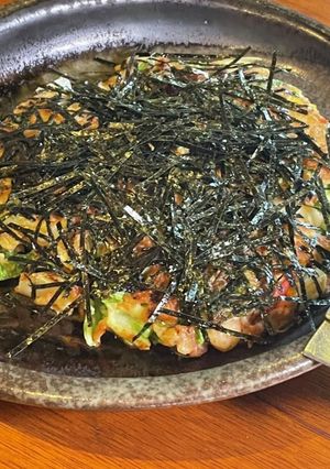 白菜、鶏そぼろ、海苔で「ちとから焼き」-レシピのメイン写真
