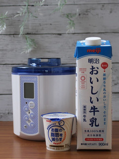 明治脂肪対策ヨーグルト+明治おいしい牛乳-レシピのメイン写真
