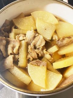 簡単&カロリーオフ 豚バラ大根の煮物-レシピのメイン写真