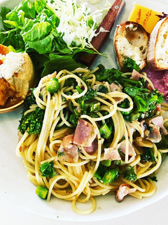 塩麹を使った菜の花とベーコンのパスタ-レシピのメイン写真