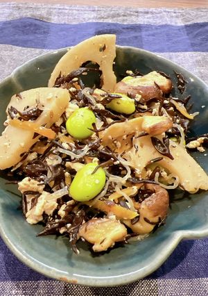 ひじき煮　ファスティング準備食にも最適-レシピのメイン写真