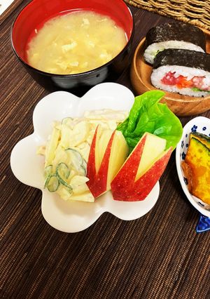りんご入りマカロニサラダ-レシピのメイン写真