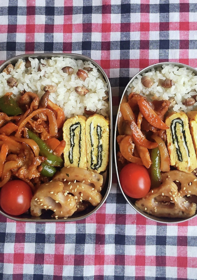 高校生 息子と娘のお弁当 73-レシピのメイン写真