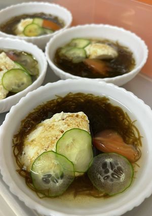 副菜に！ちょっと豪華なもずく酢-レシピのメイン写真
