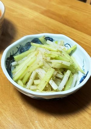 大根の白だしきんぴら-レシピのメイン写真