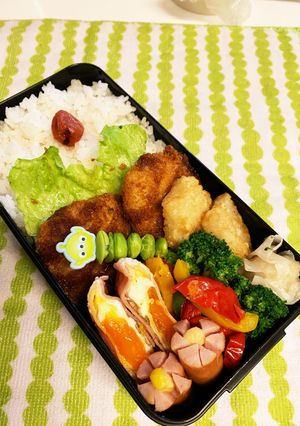 中学生男子　お弁当2/4-レシピのメイン写真