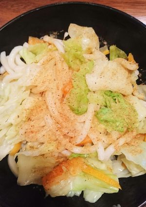 この容器！天才！うどん焼きもできるぅ。-レシピのメイン写真