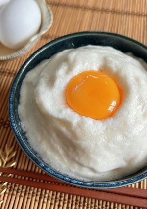 ふわふわ♡究極のとろろ卵かけご飯-レシピのメイン写真