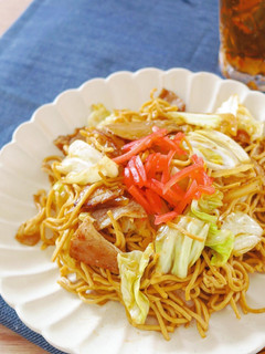 低糖質♡豆腐干のやみつき酢焼きそば-レシピのメイン写真