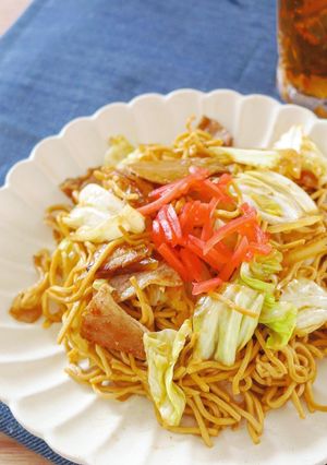 低糖質♡豆腐干のやみつき酢焼きそば-レシピのメイン写真