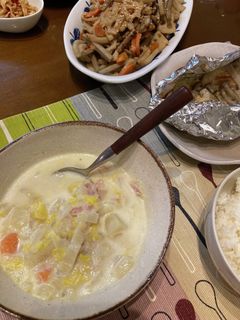 ゴロゴロ野菜のチャウダー-レシピのメイン写真