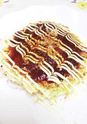生地いらず!?簡単ふんわりお好み焼き-レシピのメイン写真