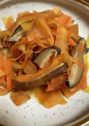 にんじんと干し椎茸の炒り煮-レシピのメイン写真