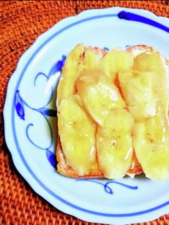 メープルバナナトースト-レシピのメイン写真