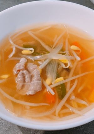 豆もやしのスープ-レシピのメイン写真