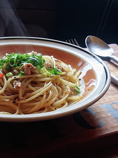 おうちカフェ★ツナと玉ねぎのパスタ-レシピのメイン写真