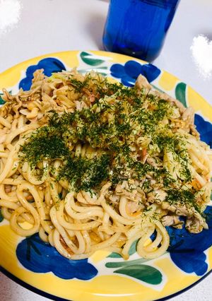 うどん焼き　元お好み焼き屋家族レシピ-レシピのメイン写真