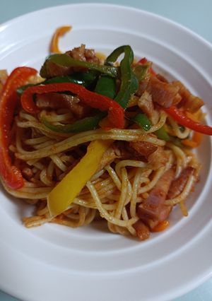 カラーピーマンのナポリタン-レシピのメイン写真