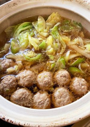 肉団子スープ鍋-レシピのメイン写真