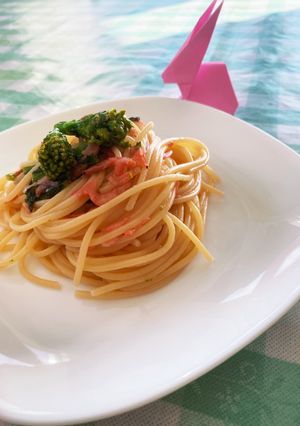 立春♪♪菜の花のオイルパスタ-レシピのメイン写真