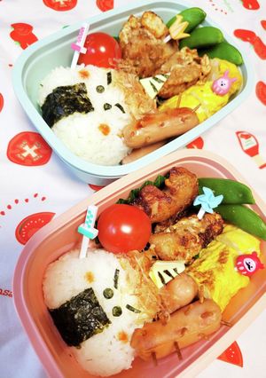 キャラ弁☆鬼は外！鬼はおにぎり！節分弁当-レシピのメイン写真