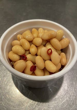 簡単　大豆の酢醤油漬け-レシピのメイン写真