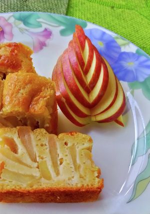 林檎とクリームチーズのケーキ♪-レシピのメイン写真