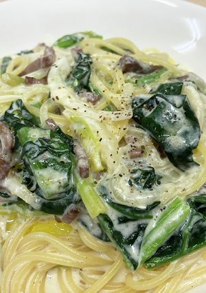 生クリーム不使用の絶品クリームパスタ-レシピのメイン写真