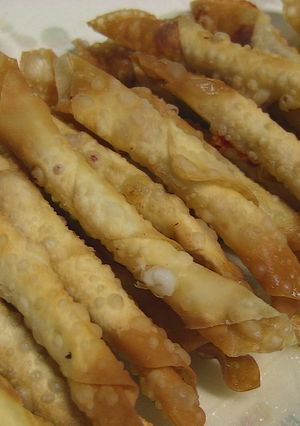 コチジャン味のシュウマイ皮揚げ-レシピのメイン写真