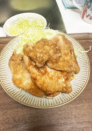 おすすめ！林檎で柔らかく漬け込み生姜焼き-レシピのメイン写真