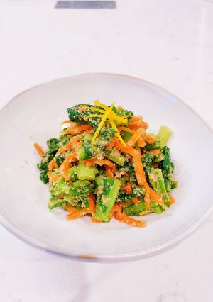 菜の花とゆずの胡麻和え-レシピのメイン写真
