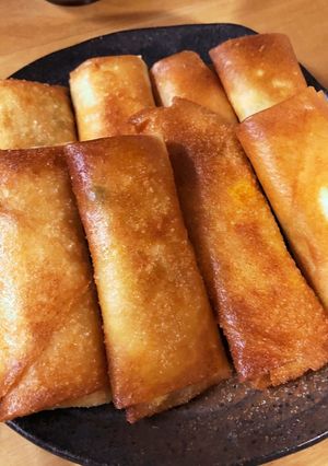 子供に大人気♡カレー味のツナポテト春巻き-レシピのメイン写真