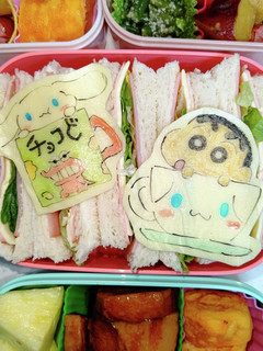 クレヨンしんちゃん&シナモロール弁当~♪-レシピのメイン写真