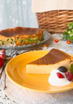 ボトムなし焼くまで5分 チーズケーキ-レシピのメイン写真