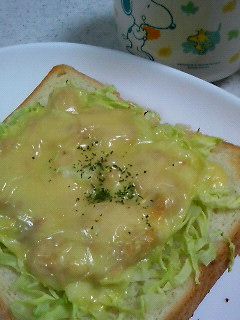 大人の味?!ツナわさマヨトースト-レシピのメイン写真