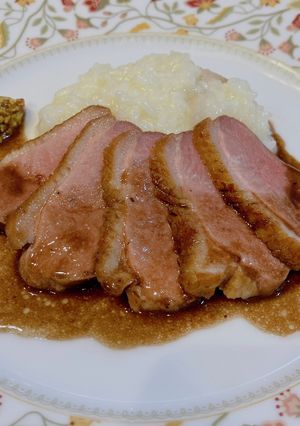 鴨のロティ　ソースヴァンルージュ-レシピのメイン写真