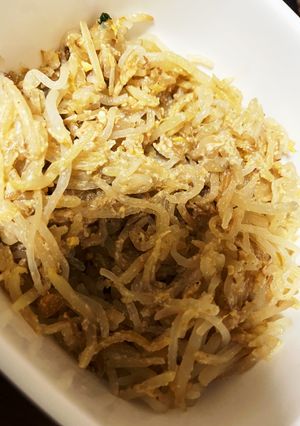 #発酵食品しらたきともやしの酒粕味噌炒め-レシピのメイン写真