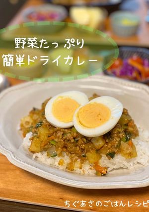 野菜たっぷりドライカレー-レシピのメイン写真