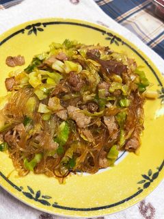 豚バラ肉とキャベツの春雨炒め-レシピのメイン写真