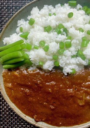 牛ハラミカレー　シャキシャキインゲン-レシピのメイン写真