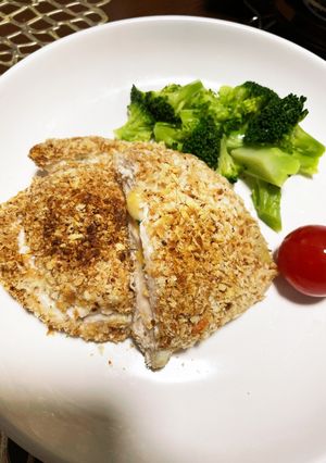揚げないチーズペンネ鶏カツ-レシピのメイン写真